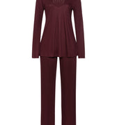 Lilith Tencel™ Lace Trim Pajama Set | Vivid Brown 74781-2421